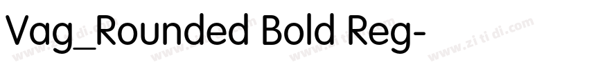 Vag_Rounded Bold Reg字体转换